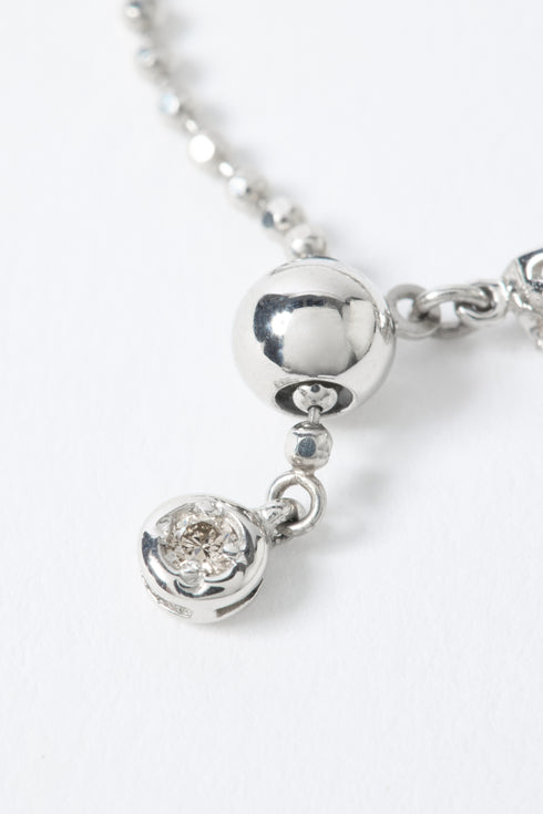 ダイヤモンドフリーサイズチェーンリング 0.50ct