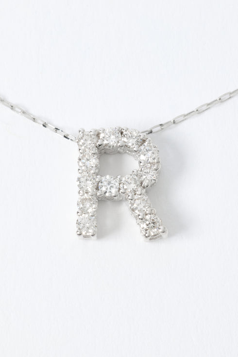 ダイヤモンドイニシャルネックレス 0.20ct