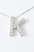 ダイヤモンドイニシャルネックレス 0.20ct