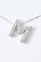 ダイヤモンドイニシャルネックレス 0.20ct