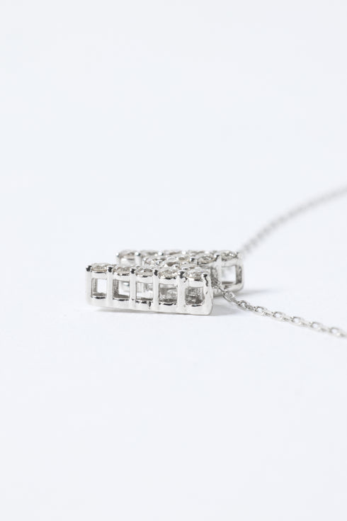ダイヤモンドイニシャルネックレス 0.20ct