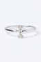 プラチナム イニシャルリング 0.06ct(1~7号)