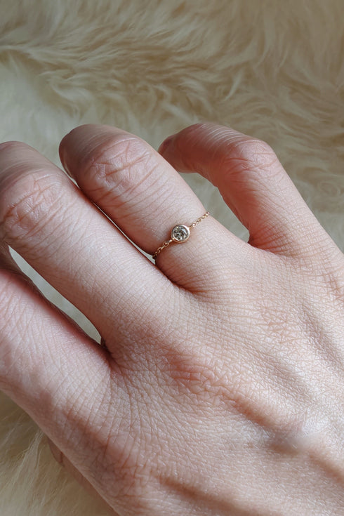 ダイヤモンドチェーンリング