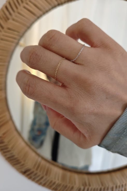 0.28角アズキチェーンリング