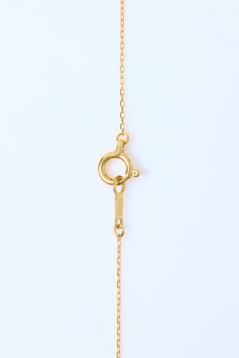 イニシャルネックレス 0.03ct