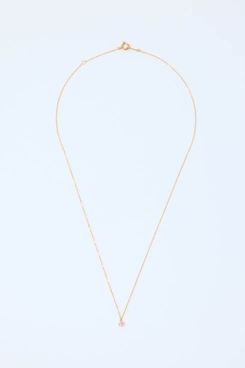 ソリティアネックレス 0.06ct