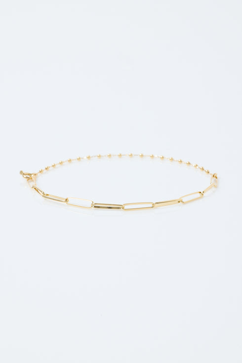 コンビネーションチェーンブレスレット