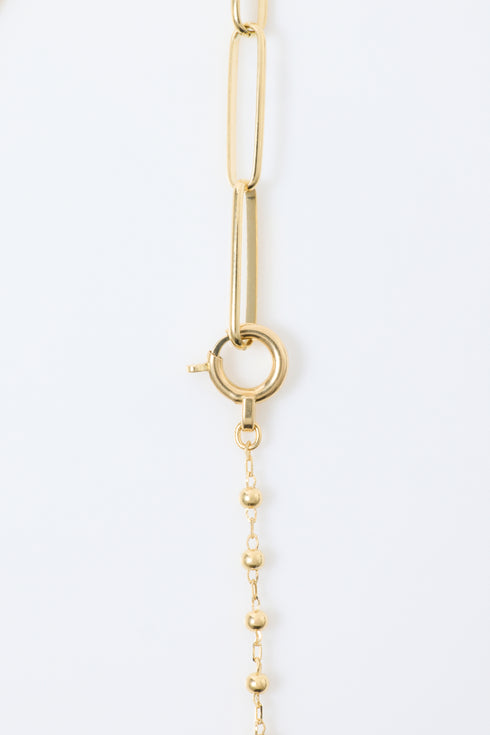 コンビネーションチェーンブレスレット