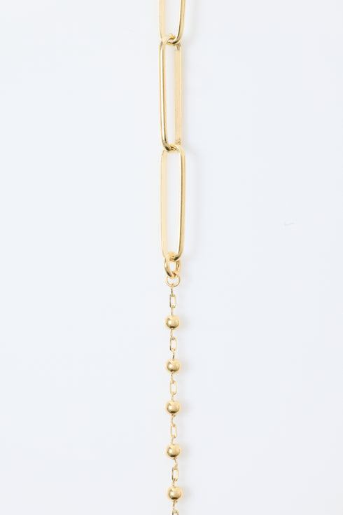 コンビネーションチェーンブレスレット