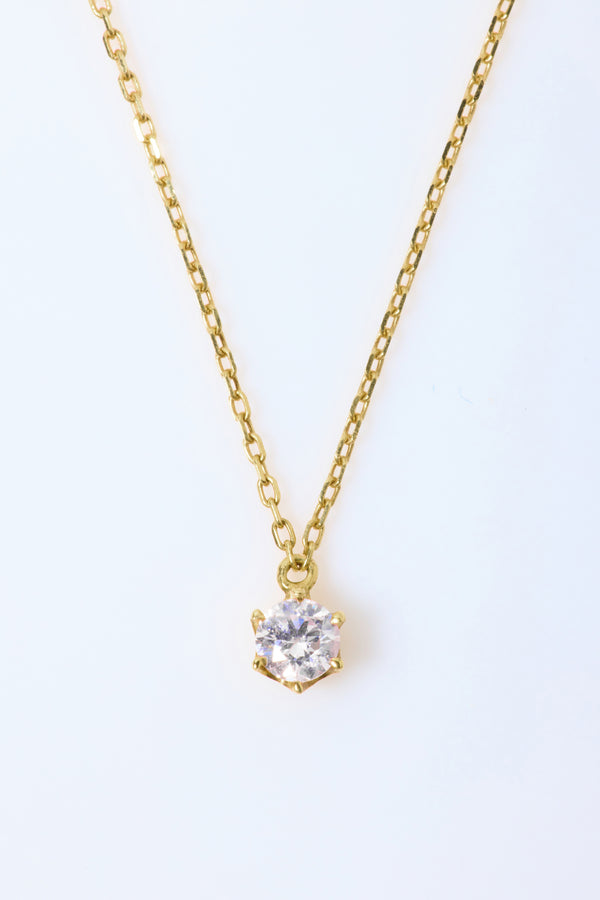 ソリティアネックレス 0.06ct