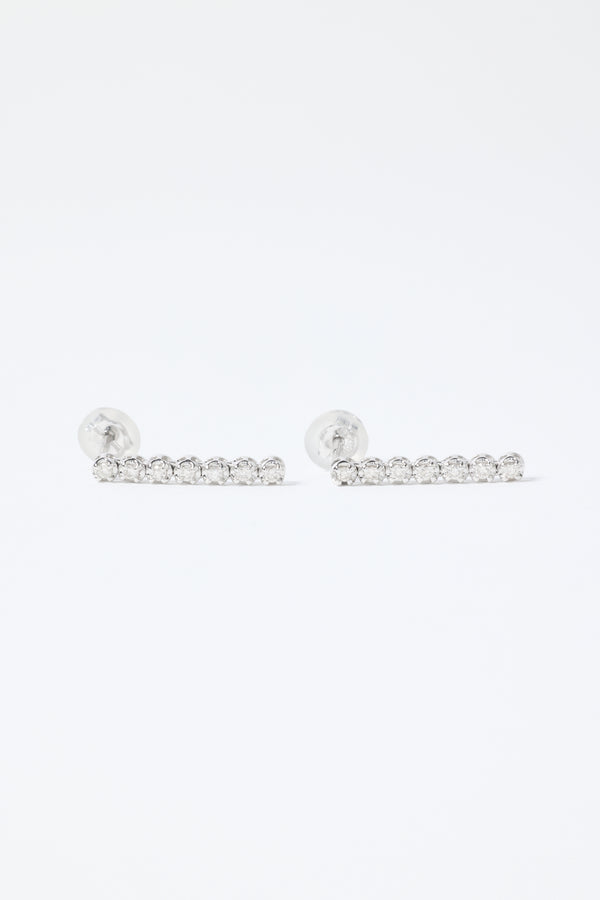 ダイヤモンドデザインピアス 0.15ct