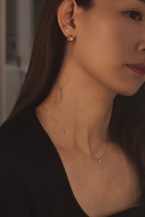 ソリティアネックレス 0.06ct