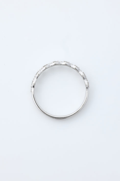 ダイヤモンドレースブルームリング 0.22ct