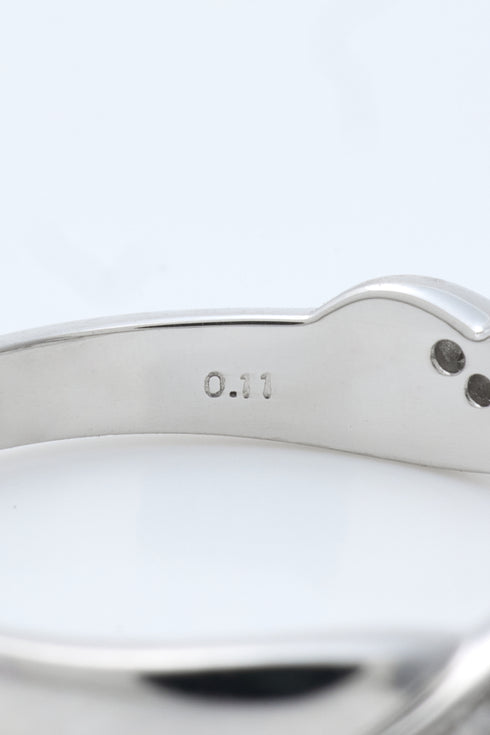 ダイヤモンドツイストエレガンスリング 0.11ct