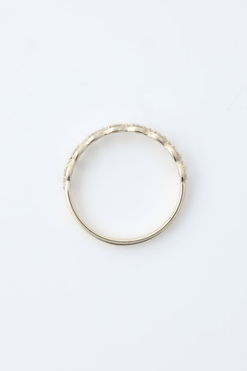 ダイヤモンドレースブルームリング 0.22ct