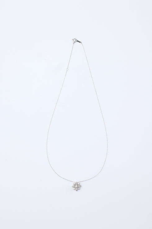 ダイヤモンドブリリアントフラワーネックレス 0.23ct