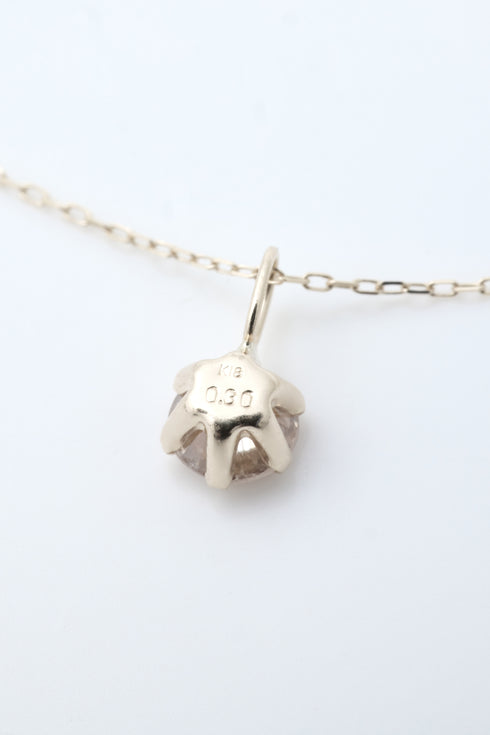K18 ブラウンダイヤモンドネックレス 0.30ct