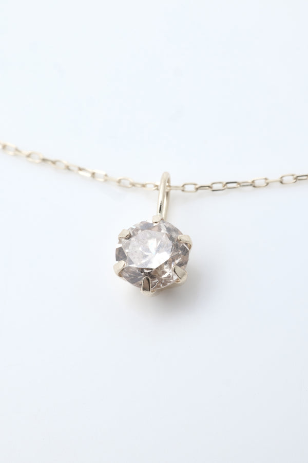 18K ブラウンダイヤモンドネックレス 0.30ct