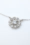 ダイヤモンドフラワーネックレス 0.20ct