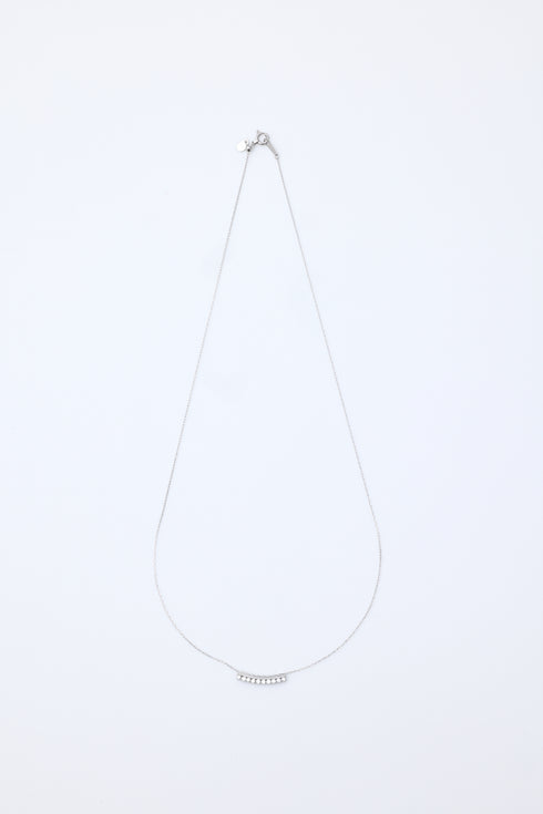 ダイヤモンドカーブバーネックレス 0.15ct