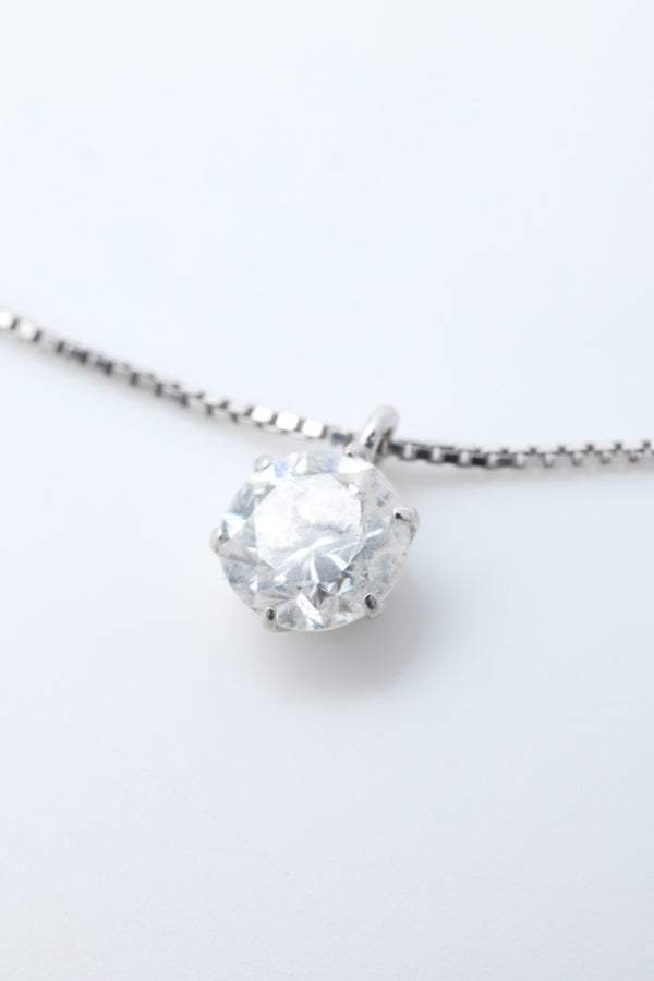 ダイヤモンドブリリアントドロップネックレス 0.30ct