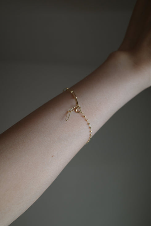 コンビネーションチェーンブレスレット