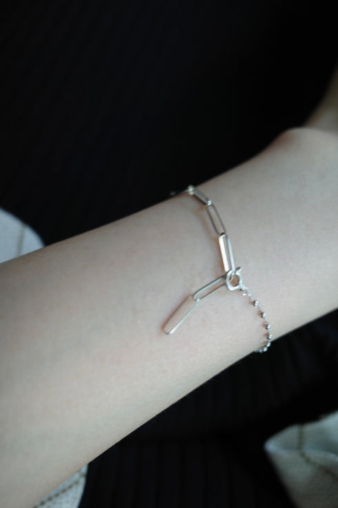 コンビネーションチェーンブレスレット