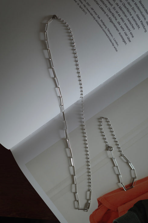 コンビネーションチェーンブレスレット