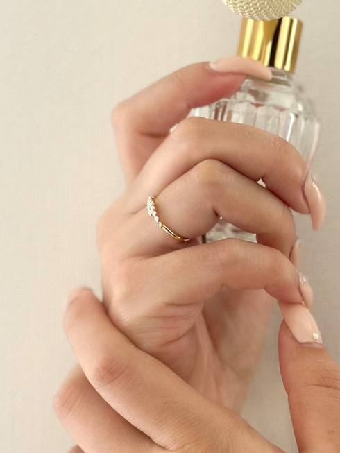 ダイヤモンドクラスターリング 0.15ct